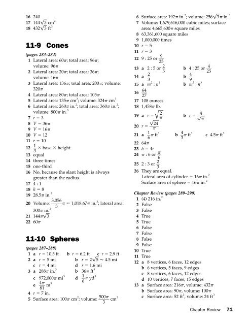 Preparing for the Regents Examination Geometry, AK