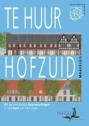 Huurbrochure Hof Zuid - De Nieuwe Burgemeesterswijk