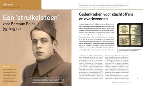 Een 'struikelsteen' - Thuis in Brabant
