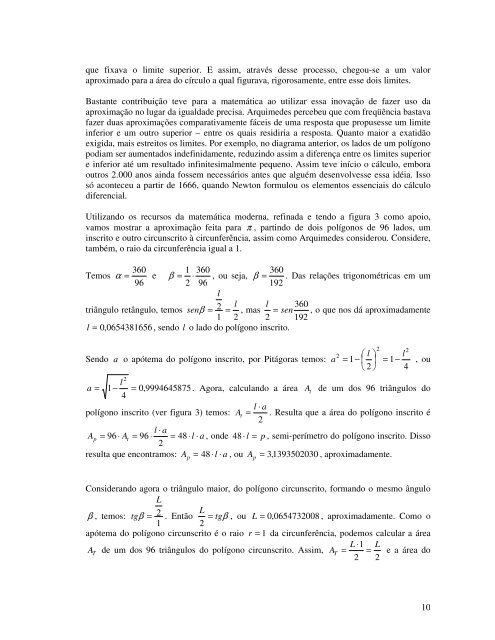 O MÉTODO DE EXAUSTÃO E SUA CONTRIBUIÇÃO PARA O ...