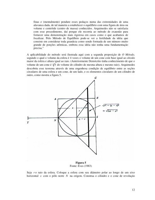 O MÉTODO DE EXAUSTÃO E SUA CONTRIBUIÇÃO PARA O ...