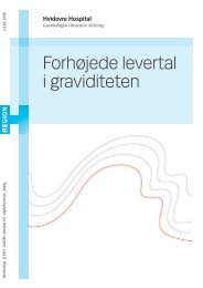 Forhøjede levertal i graviditeten - Hvidovre Hospital