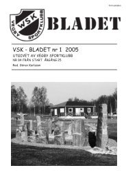 VSK Bladet 1-05 - Vegby