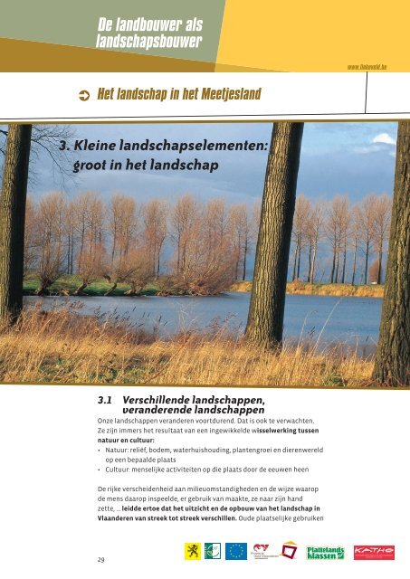 Kleine landschapselementen: groot in het landschap - linkeveld