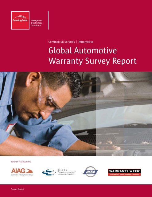 Global Automotive Warranty Survey Report - BearingPoint