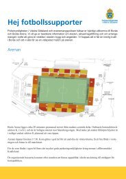 följande information inför matchen (länk till pdf-fil). - DIF Fotboll