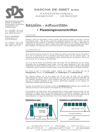 Plaatsingsinstructies - Kasseien De Smet