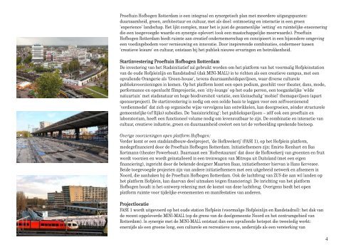 Brochure Proeftuin Hofbogen - Gemeente Rotterdam