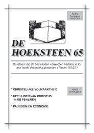 DE HOEKSTEEN 65 - Bazuin te Sion