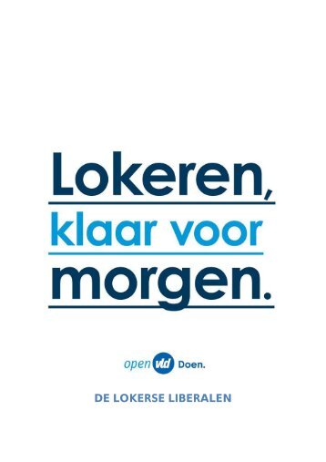 Klik hier om het volledige programma na te lezen - Open VLD Lokeren