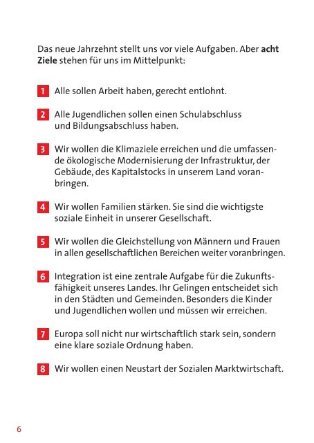 Das Regierungsprogramm der SPD - Policy Network