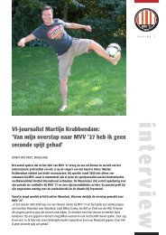 VI-journalist Martijn Krabbendam: 'Van mijn overstap naar MVV '27 ...