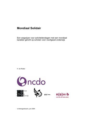 Mondiaal Solidair downloaden - Centrum voor Mondiaal Onderwijs