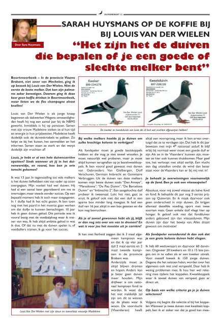 BESCHOUWING - Rudi Hendrikx - Pigeon Loft