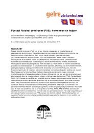 Foetaal Alcohol syndroom (FAS), herkennen en helpen - Congres