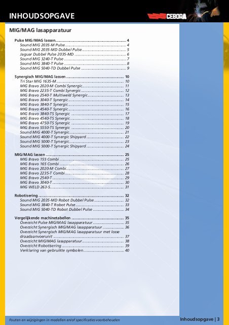 Cebora MIG catalogus (1418 kb) - TLS