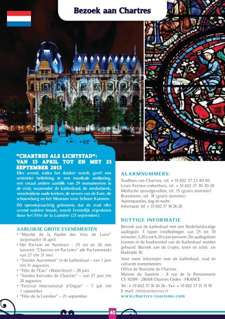 to download the brochure. - Office de tourisme de Chartres