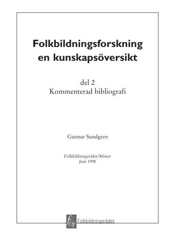 Kommenterad bibliografi