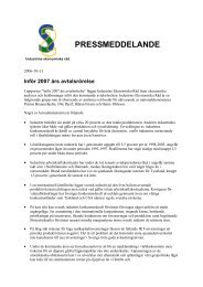 pressmeddelandet - Facken inom industrin