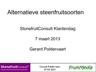 Alternatieve steenfruitgewassen - DLV Plant