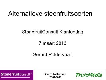 Alternatieve steenfruitgewassen - DLV Plant