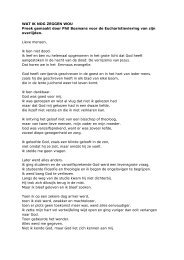 Lees de preek (geschreven door Phil Bosmans zelf).