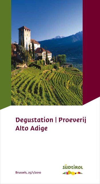 Degustation | Proeverij Alto Adige