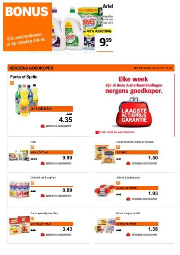 Fanta of Sprite - Albert Heijn Sleeuwijk