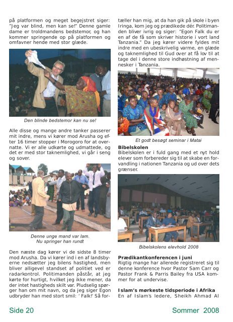 Missions-Nyt nr. 2 - 2008 med billeder - Missionsfonden