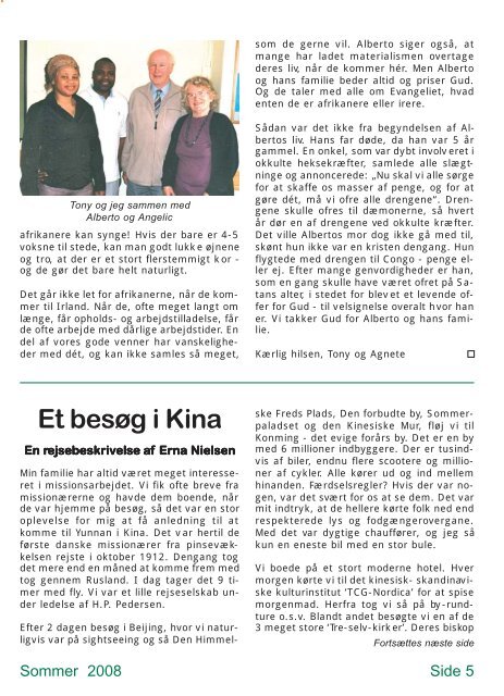 Missions-Nyt nr. 2 - 2008 med billeder - Missionsfonden