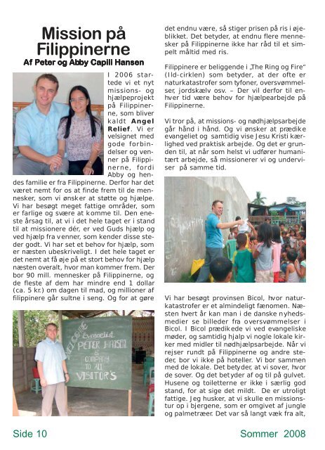 Missions-Nyt nr. 2 - 2008 med billeder - Missionsfonden