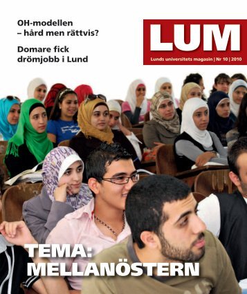 LUM nr 10 2010/11 - Humanekologi Lunds universitet
