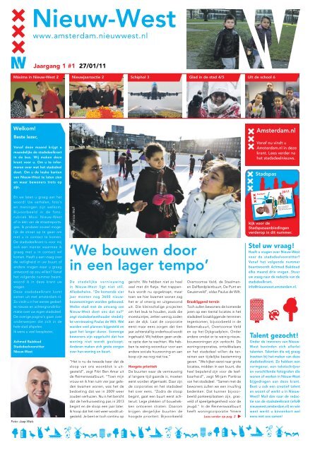 Stadsdeelkrant januari - pdf - Stadsdeel Nieuw-West - Gemeente ...