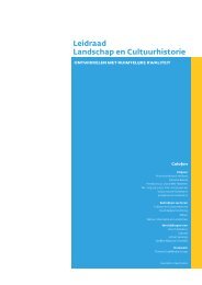 1 Leidraad Landschap en Cultuurhistorie - Provincie Noord-Holland