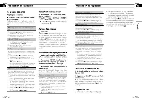 Pioneer DEH-1320MP Car Radio OWNER'S MANUAL Operating ...