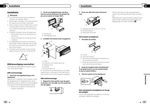 Pioneer DEH-1320MP Car Radio OWNER'S MANUAL Operating ...