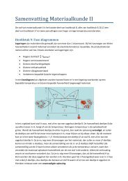 Samenvatting Materiaalkunde II - Isaac Newton