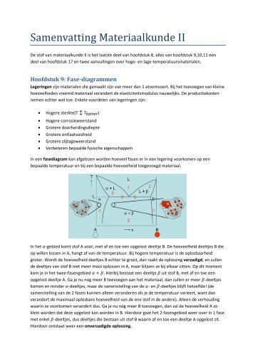 Samenvatting Materiaalkunde II - Isaac Newton