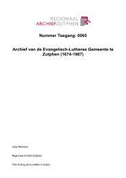 pdf (413,67 kb) - Regionaal Archief Zutphen