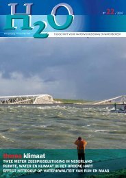 thema klimaat - H2O - Tijdschrift voor watervoorziening en ...