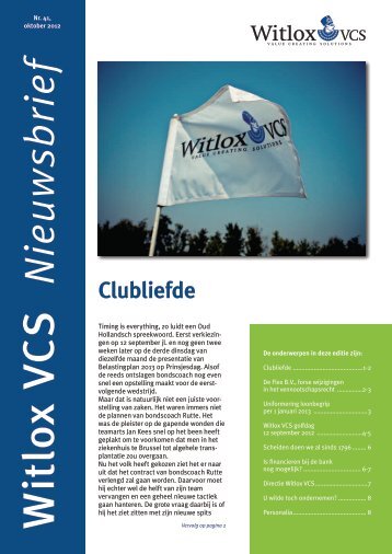 Nieuwsbrief 41 - Witlox VCS