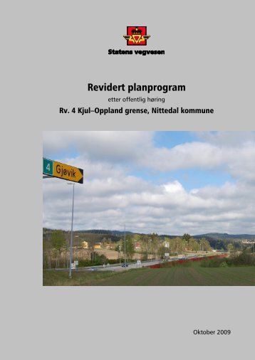 Planprogram - Statens vegvesen