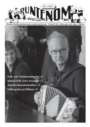 Folk - Portal för Folkmusik i Skåne