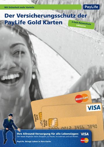 Der Versicherungsschutz der PayLife Gold Karten - Kreditkarte.at