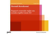 Rapport avseende regler om sociala avgifter inom EU - Svensk ...