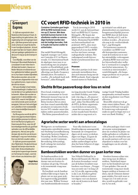 BKW Nieuws 13/2008 - De Boomkwekerij