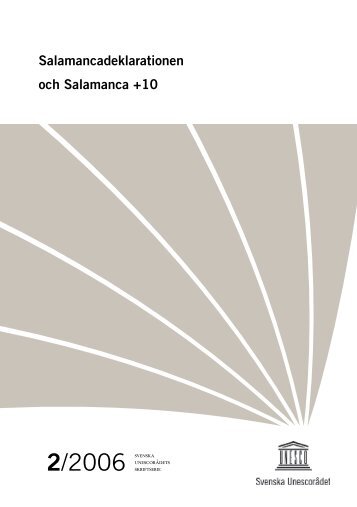 Salamancadeklarationen - Specialpedagogiska skolmyndigheten