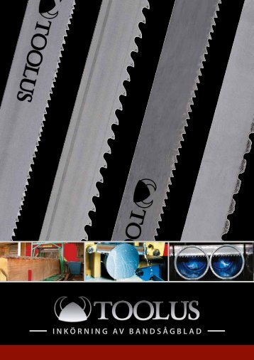 Vägledning för inkörning av bandsågblad - Toolus Webbutik
