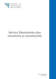 Selvitys liiketoiminta-alan sanastoista ja sanastotyöstä - KTM ...