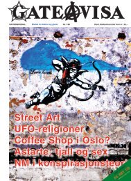 Street Art UFO-religioner Coffee Shop i Oslo? Astarte ... - Gateavisa